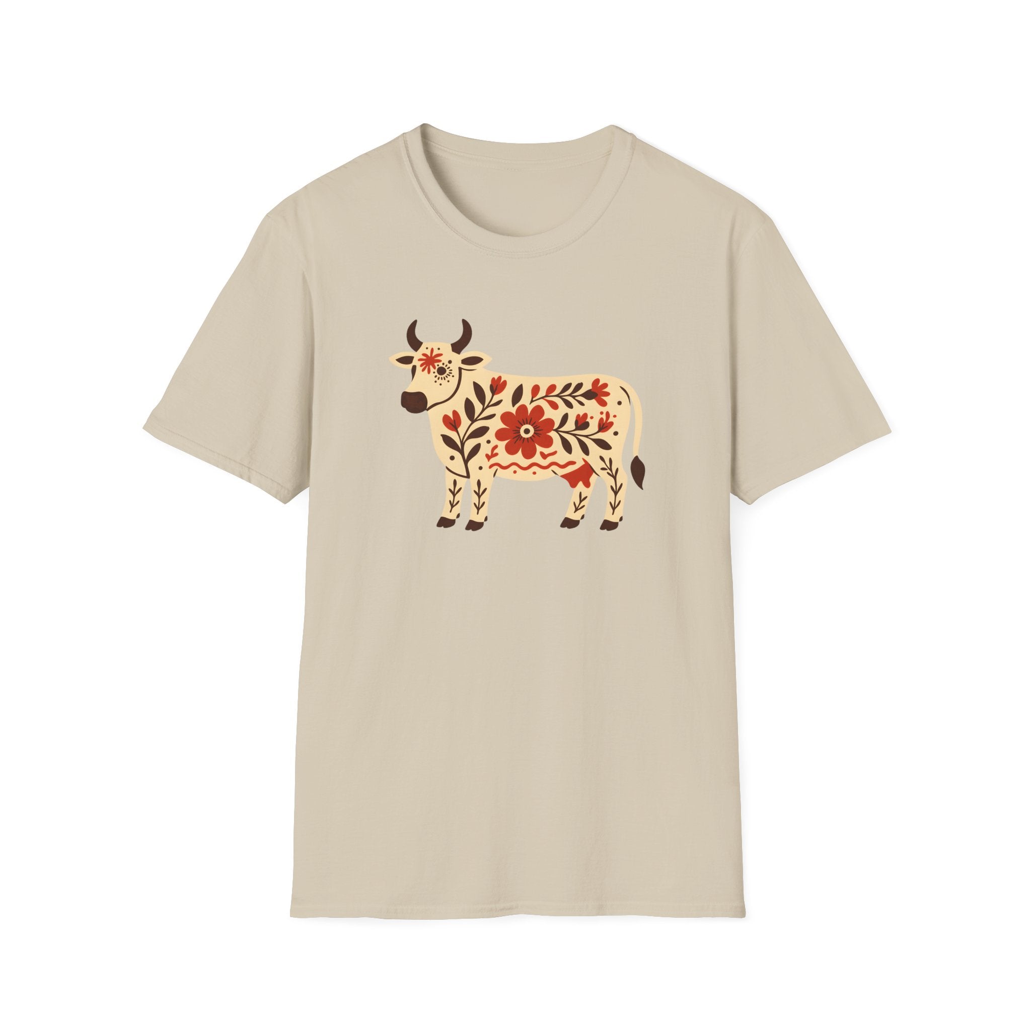 Folk Art Cow T-Shirt