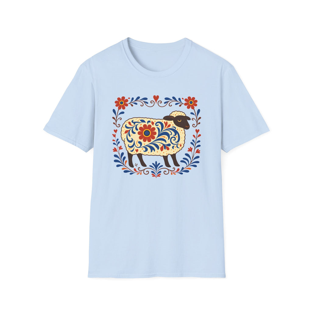 Folk Art Sheep T-Shirt