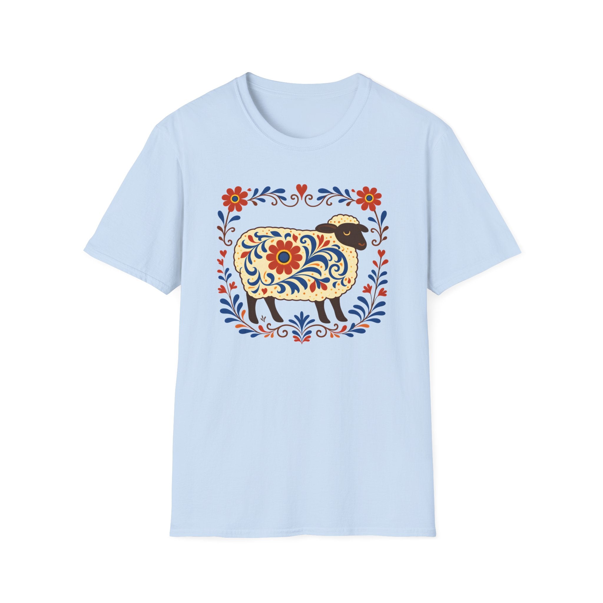 Folk Art Sheep T-Shirt