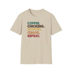 Coffee Chickens Garden T-Shirt
