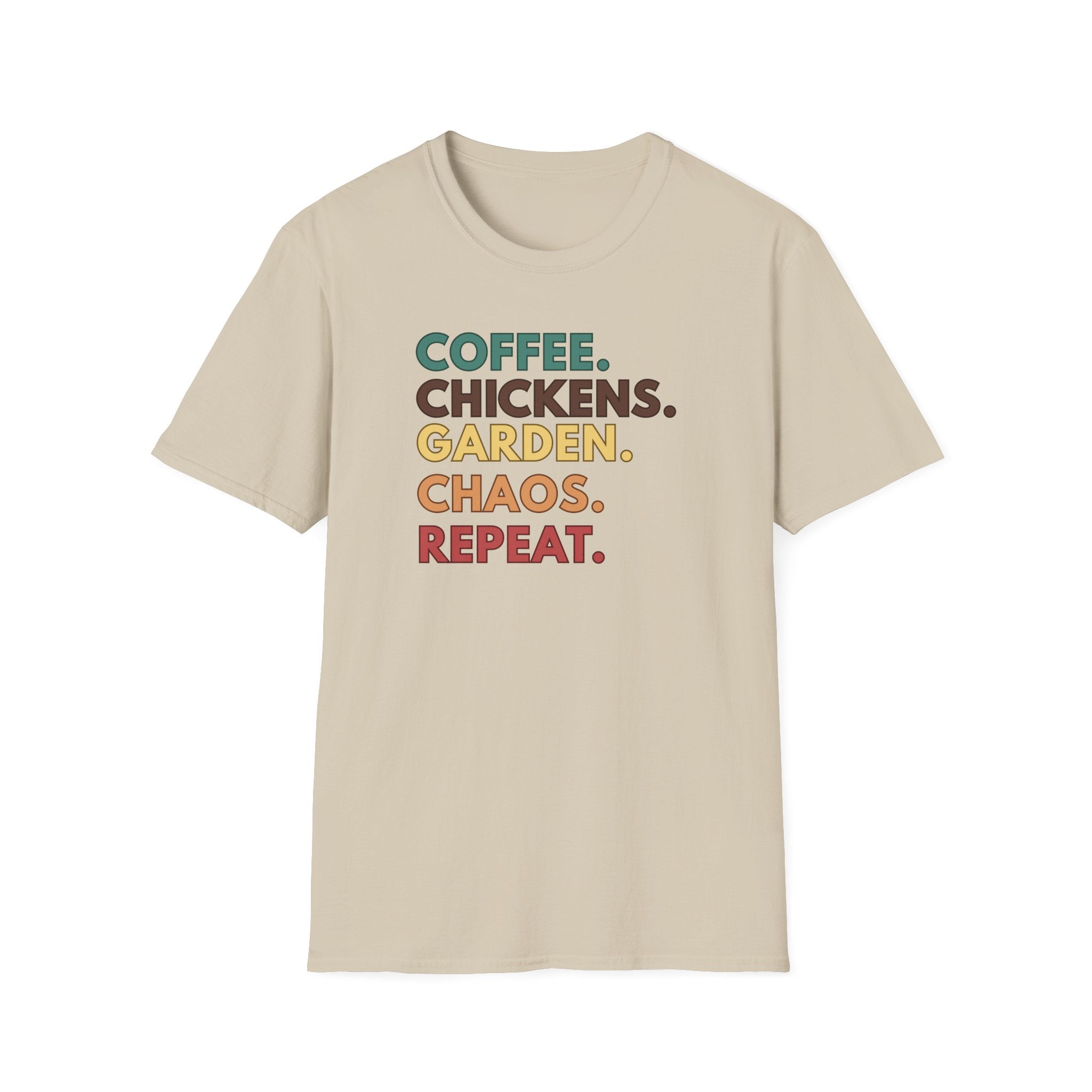 Coffee Chickens Garden T-Shirt