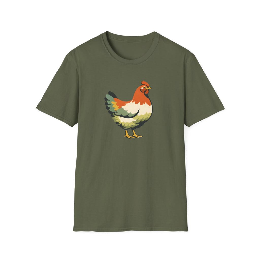 Modern Folk Chicken T-Shirt