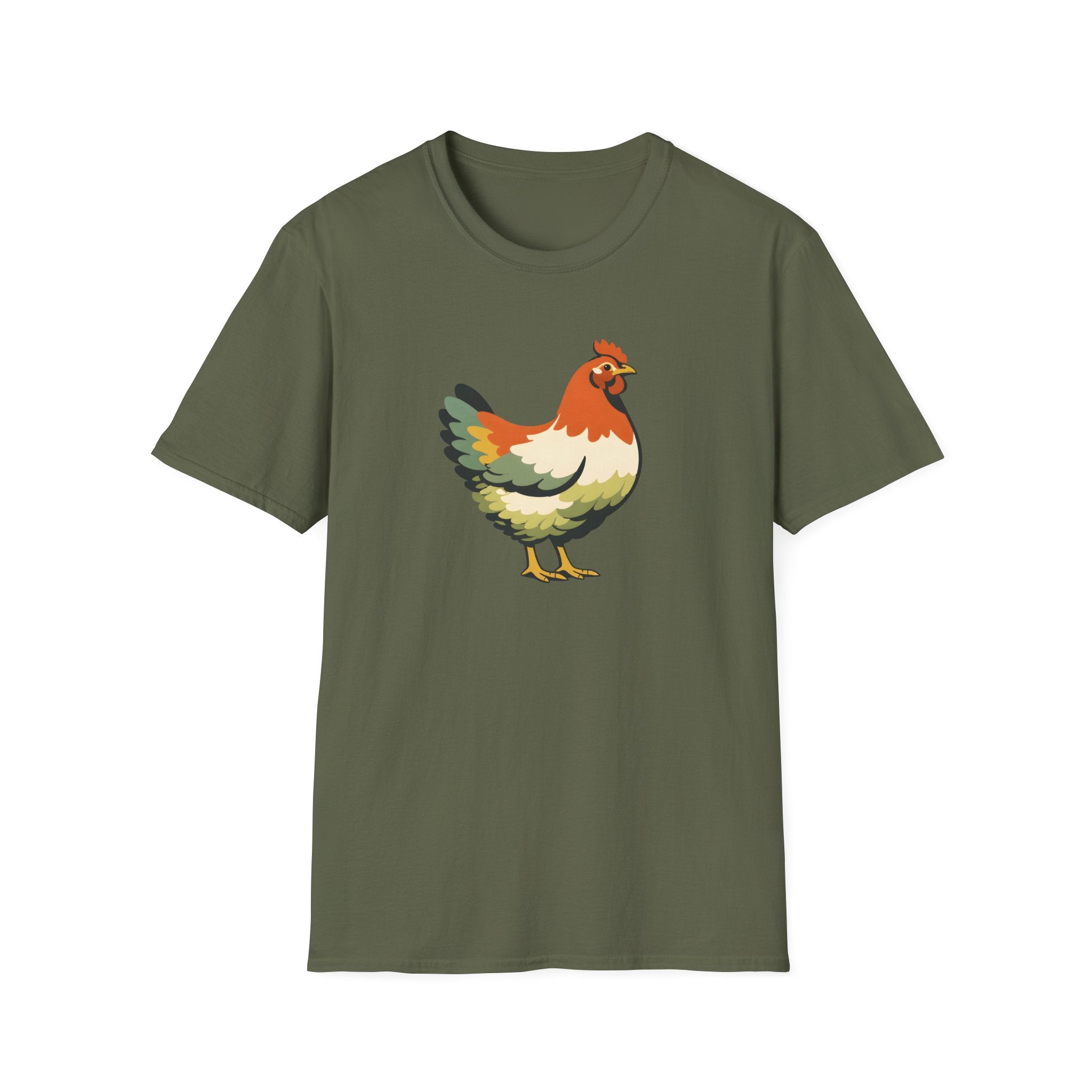 Modern Folk Chicken T-Shirt