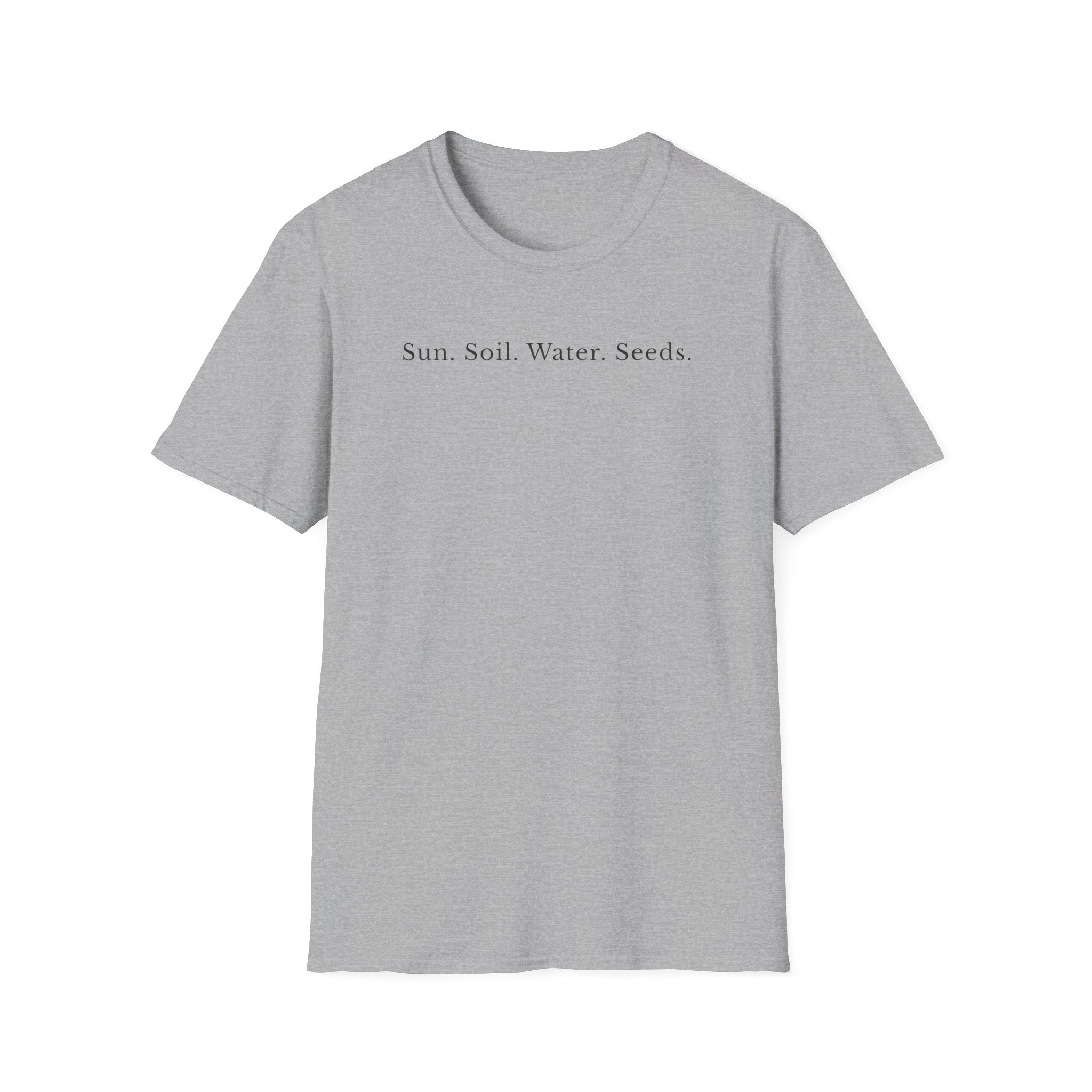 Sun Soil Water Seeds T-Shirt
