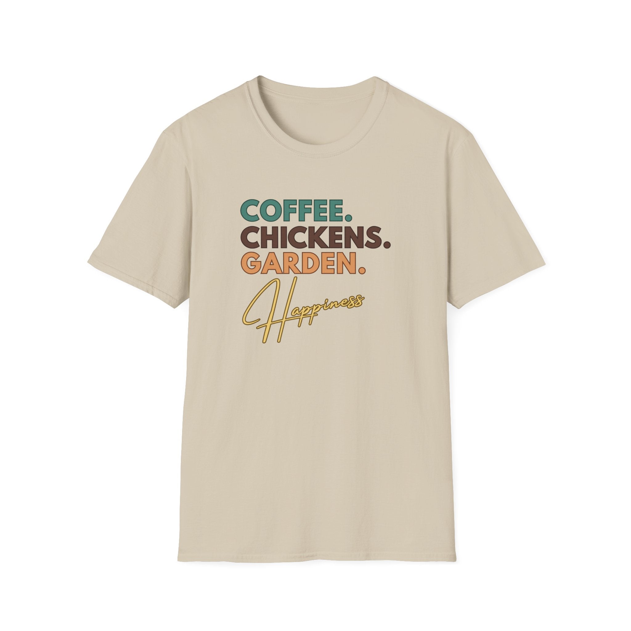Coffee Chickens Happiness T-Shirt