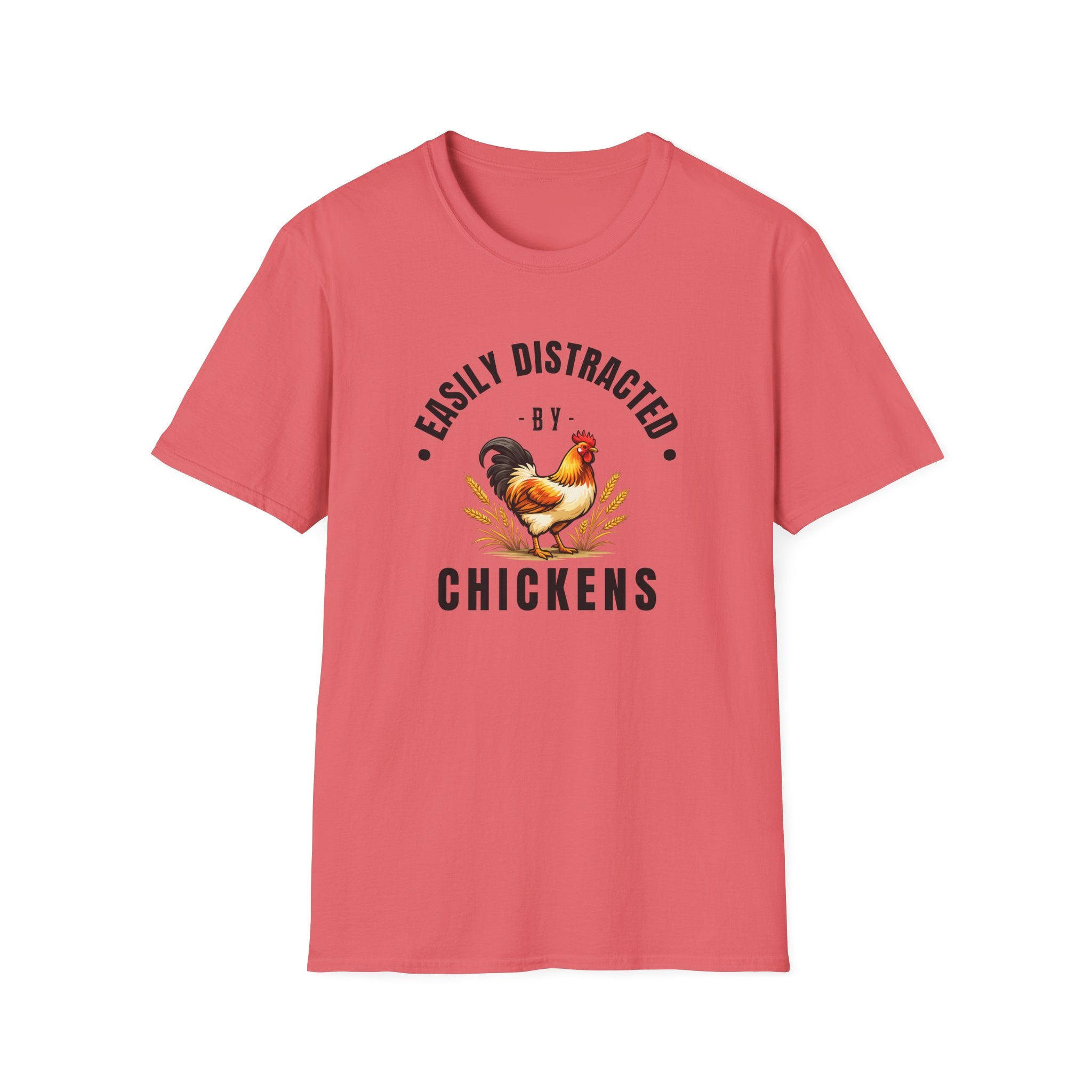 Easily Distracted by Chickens T-Shirt